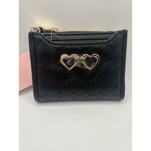 Juicy Couture Straight From The Heart Bifold Wallet Liquorice Black